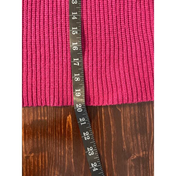 LUCYPARIS VTG Sweater S Fuchsia Puffed Sleeve Cottagecore Coquette Y2K Disco - Picture 12 of 13